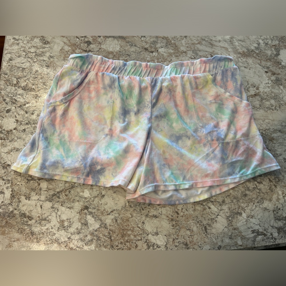 Secret Treasures Tie Dye Sleep Shorts tie dye Large